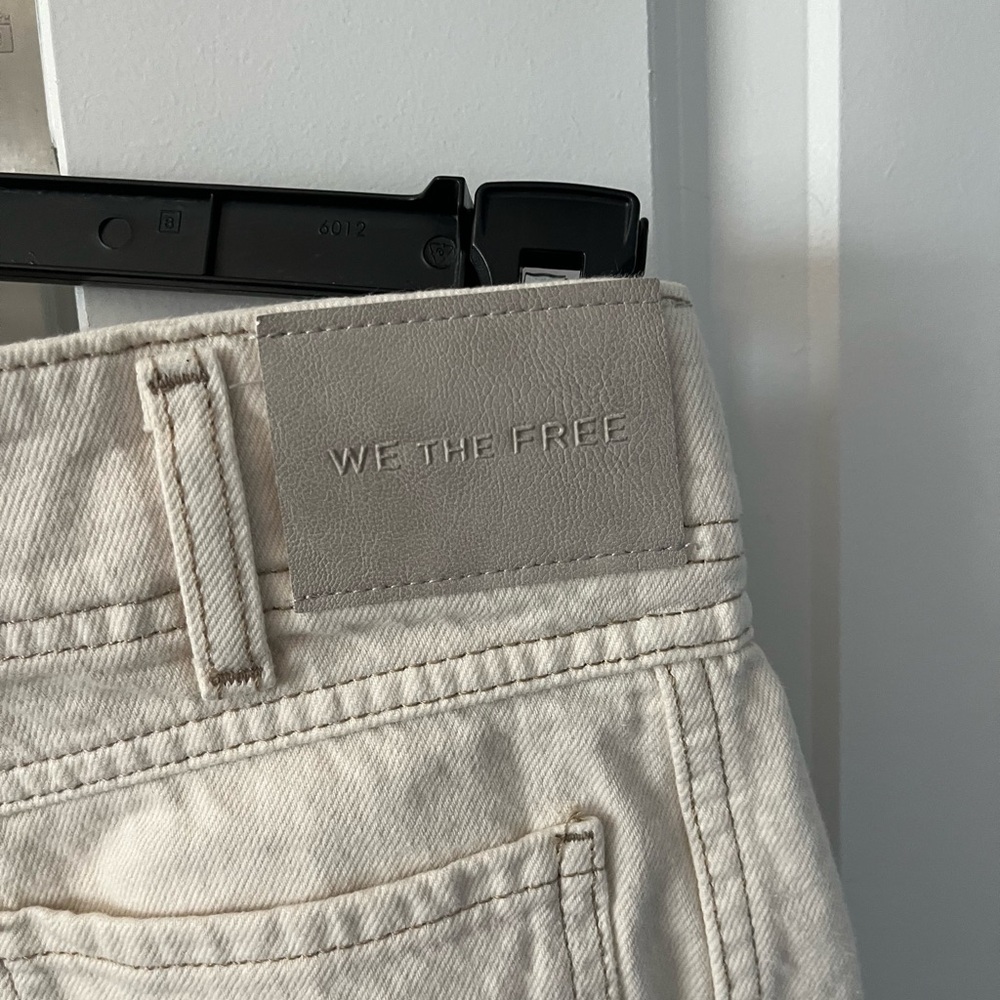 Free People Aster Straight Ivory Jeans - Picture 7 of 7